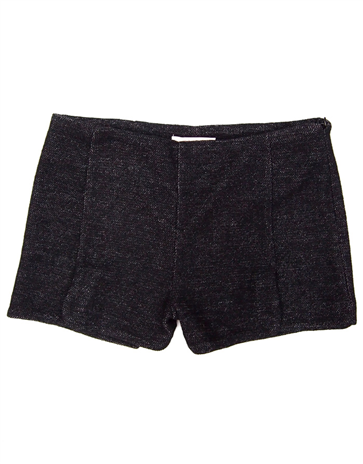 Paneled Split Hem Shorts